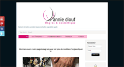 Desktop Screenshot of ongles-cosmetique.com